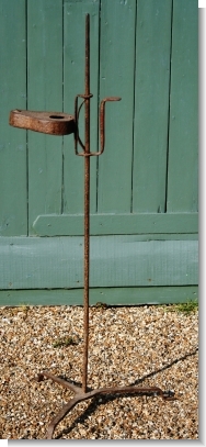 STANDING SCOTTISH WHALE OIL LAMP