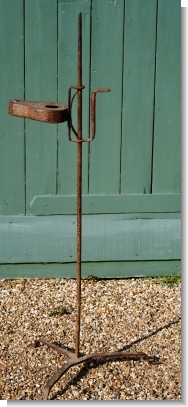 STANDING SCOTTISH WHALE OIL LAMP