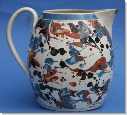 SLIP DECORATED JUG c.1800-20