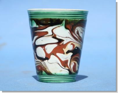 MARBLED BEAKER, c.1790