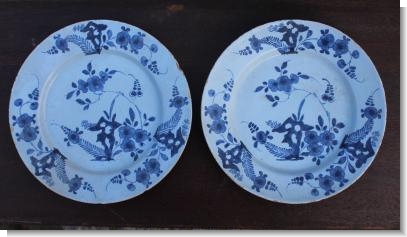 ENGLISH DELFT PLATEs c.1760