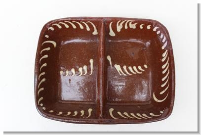 SLIPWARE BAKING DISH, Prov.Mary Wondrausch (OBE) Collection