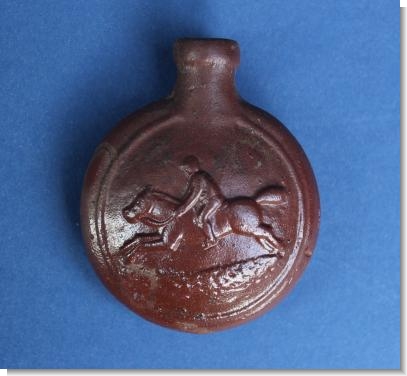 UNUSUAL SALTGLAZE FLASK,