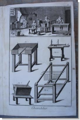 18th Century print THE CANDLEMAKER