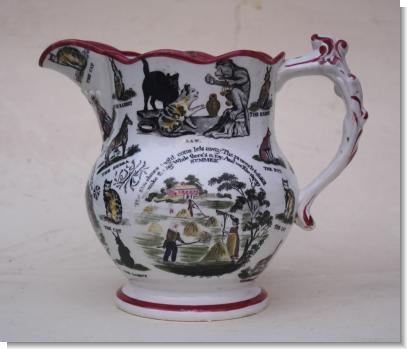 DATED 1835 ANIMAL JUG