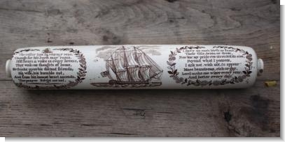 SUNDERLAND ROLLING PIN c.1850