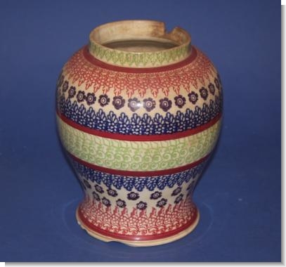 IMPRESSIVE RARE LARGE JAR, c.1890