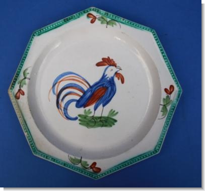 WONDERFUL FRENCH CREAMWARE PLATE c.1800