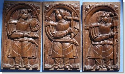 SET of 16th CENTURY MANERIST SAINT PANELS 