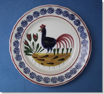 LLANELLY SWANSEA COCKEREL PLATE