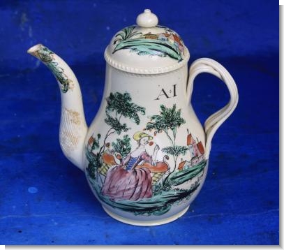 ANN INGRAM COFFEE POT, c.1770.