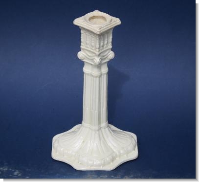 CREAMWARE CANDLESTICK c.1800