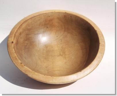 ENGLISH SYCAMORE DAIRY BOWL