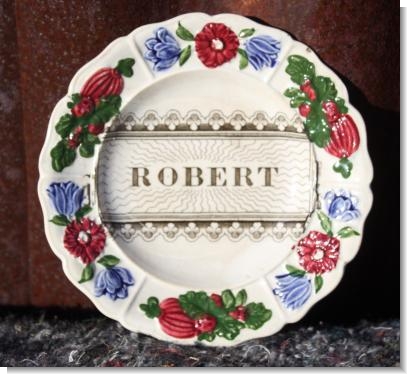 ROBERT, Rogers Childs plate c.1830