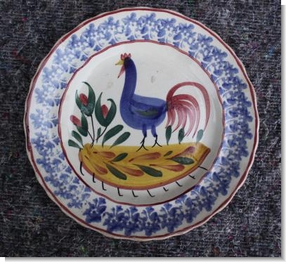 LLANELLI COCKREL PLATE