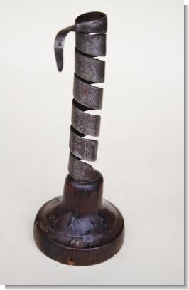 IRON TWIST CANDLE STICK.