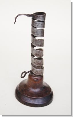 IRONTWIST CANDLESTICK c.1840