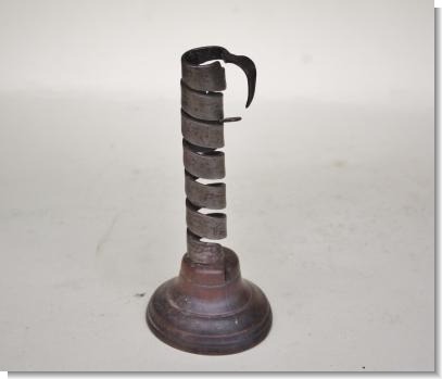 IRONTWIST CANDLESTICK c.1840