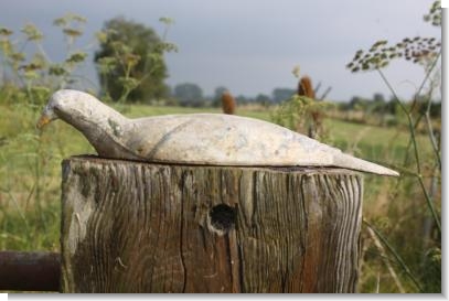 ALUMINIUM DECOY PIGEON