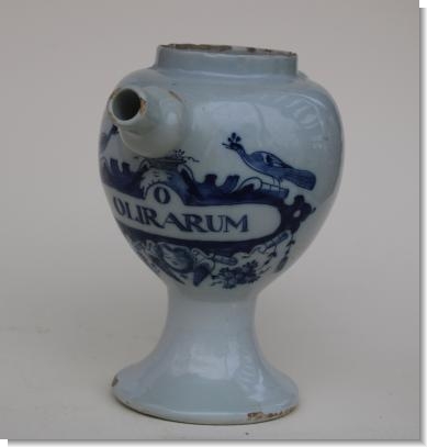 RARE DRUG JAR. 17th Century