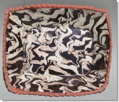 MARY WONDRAUSCH OBE (BRITISH, 1923-2016), A pottery slipware mug