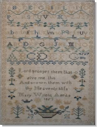 MARY WRIGHT Aged 8 1853