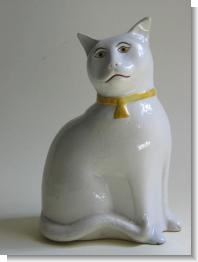 LARGE STAFFORDSHIRE CAT, c.1870.