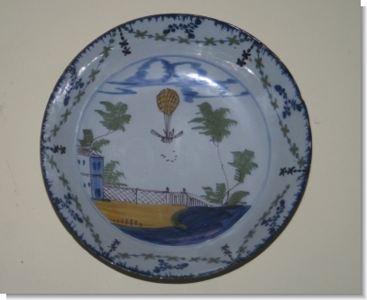 English Delft BALLONING BOWL