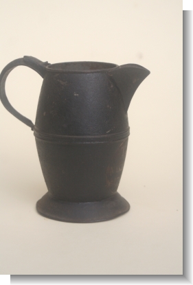 IMPORTANT TOLE TIN WARE JUG 1791