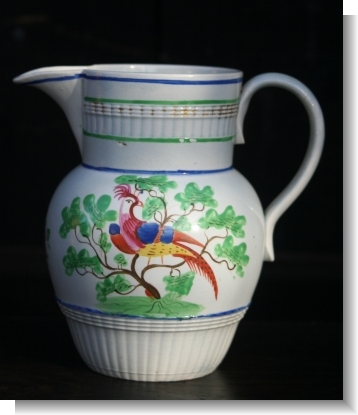 PEARLWARE PEAFOWL JUG