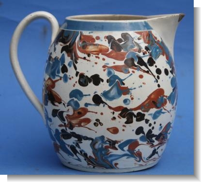 SLIP DECORATED JUG c.1800-20