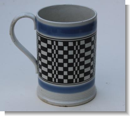 DICED MOCHA MUG, c.1840