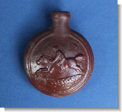 UNUSUAL SALTGLAZE FLASK,