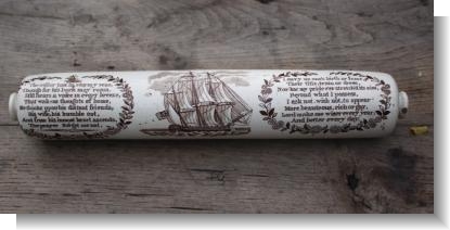 SUNDERLAND ROLLING PIN c.1850