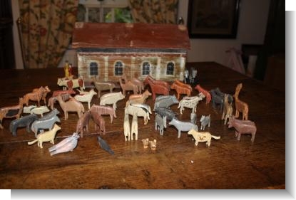 GERMAN NOAH's ARK, with 60 animals