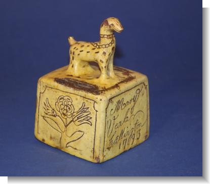 MARY VEALE HALLINGTON 1793 NORTH DEVON MONEY BOX.