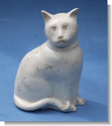 LARGE STAFFORDSHIRE CAT, c.1880