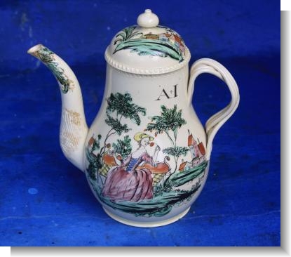 ANN INGRAM COFFEE POT, c.1770.