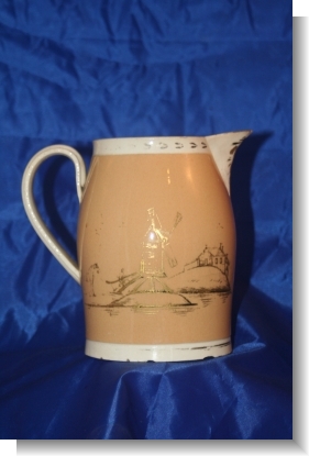 RARE GILT DECORATED CREAMWARE