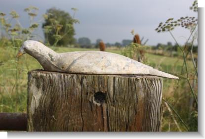 ALUMINIUM DECOY PIGEON