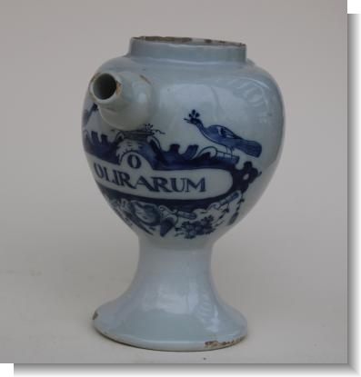 RARE DRUG JAR. 17th Century