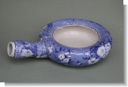 MINTON Floral Sheet pattern Bed pan. c.1835