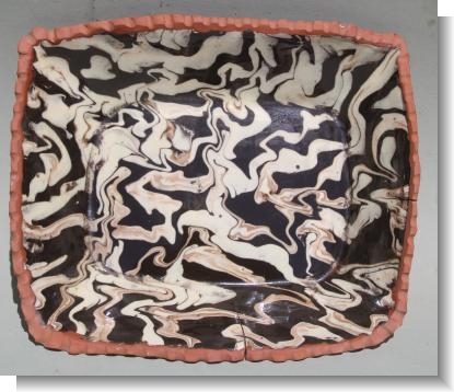 MARY WONDRAUSCH OBE (BRITISH, 1923-2016), A pottery slipware mug