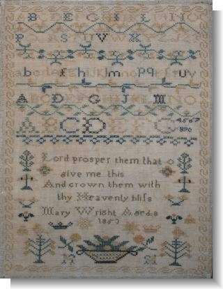 MARY WRIGHT Aged 8 1853