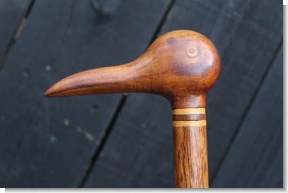 BIRD HEAD WALKING STICK